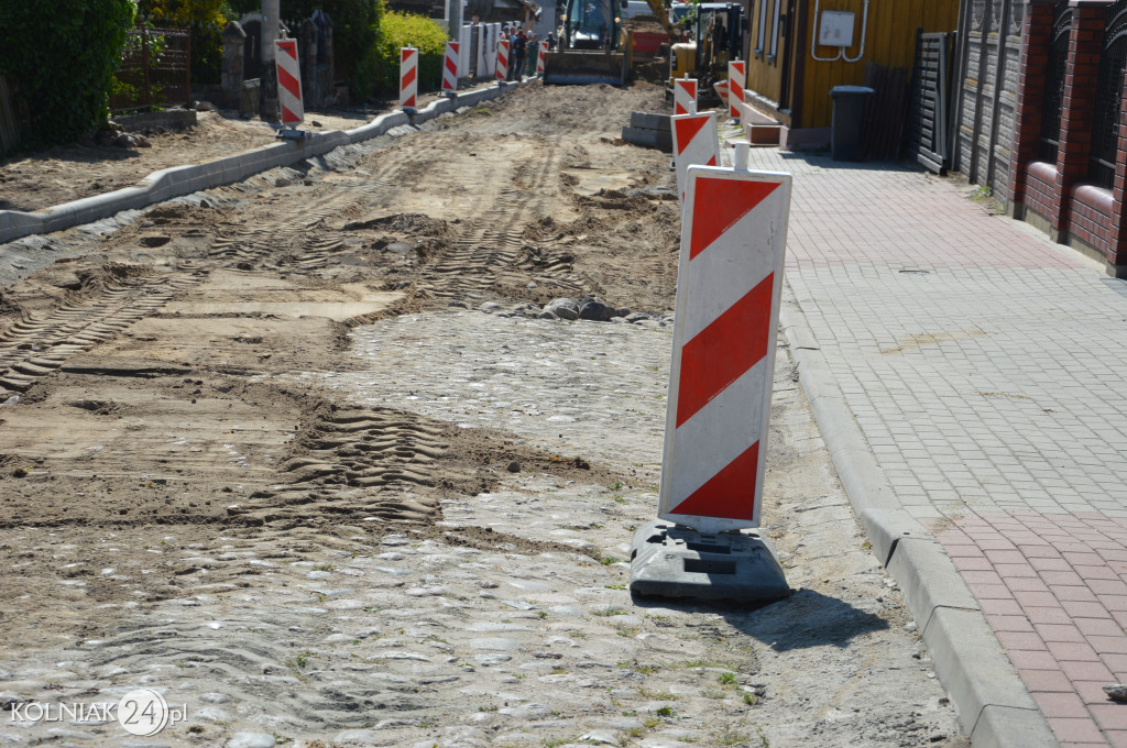Trwają prace na ulicy Chopina