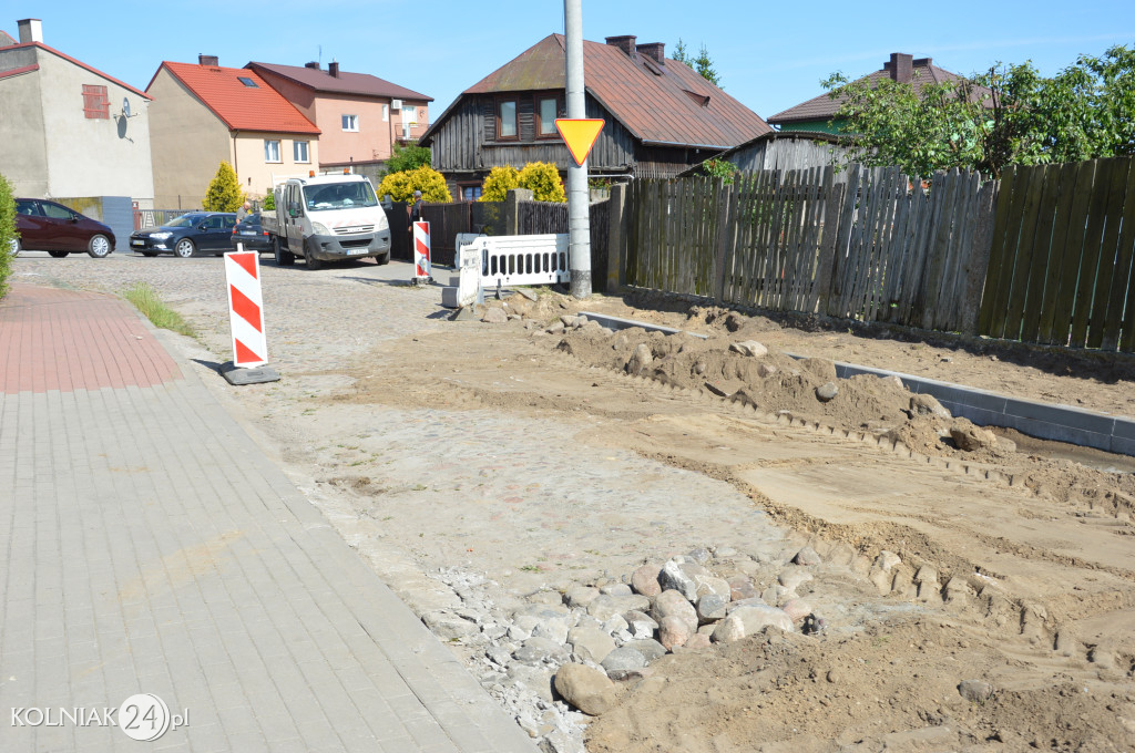 Trwają prace na ulicy Chopina