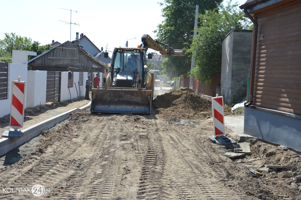 Trwają prace na ulicy Chopina