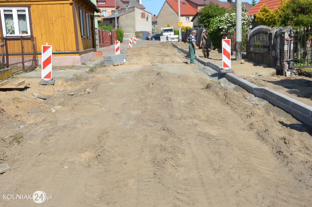 Trwają prace na ulicy Chopina