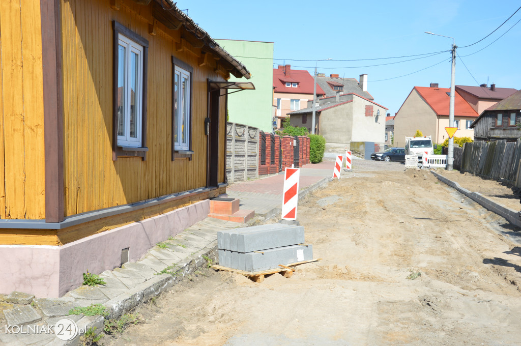 Trwają prace na ulicy Chopina