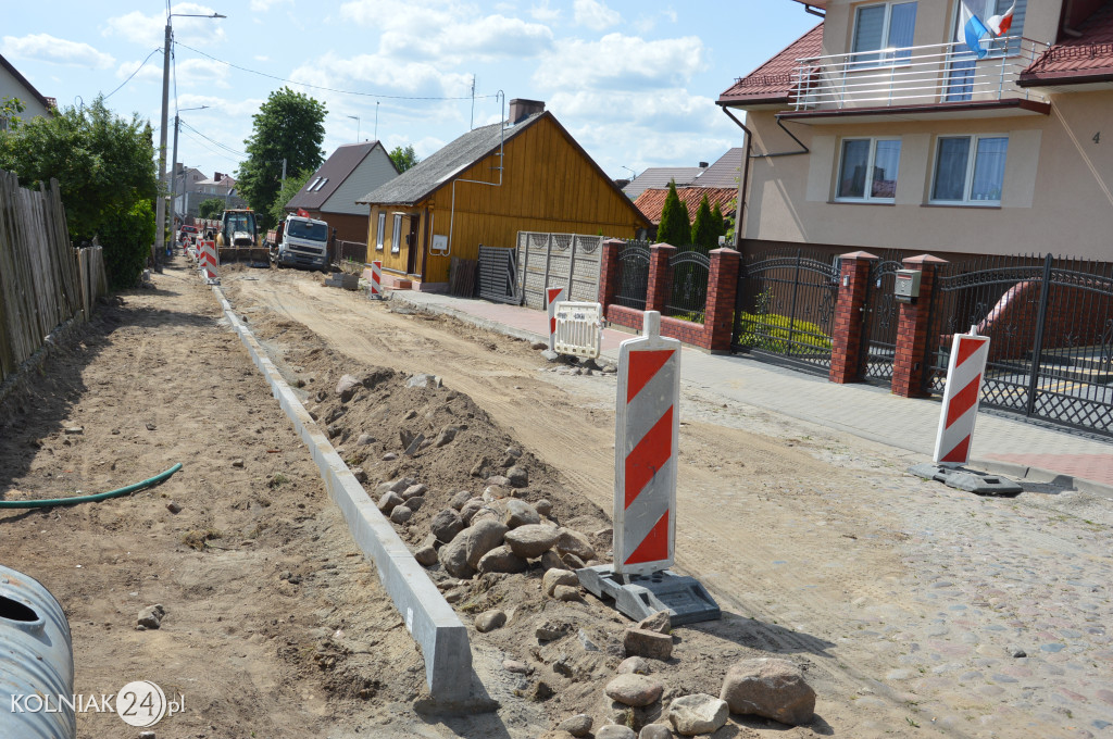 Trwają prace na ulicy Chopina