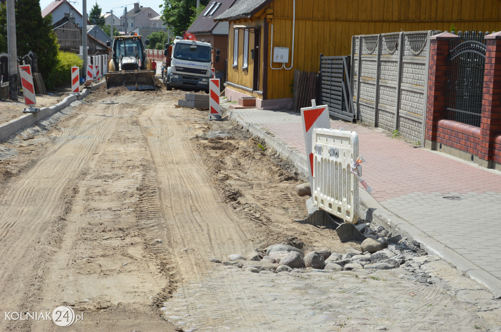 Trwają prace na ulicy Chopina