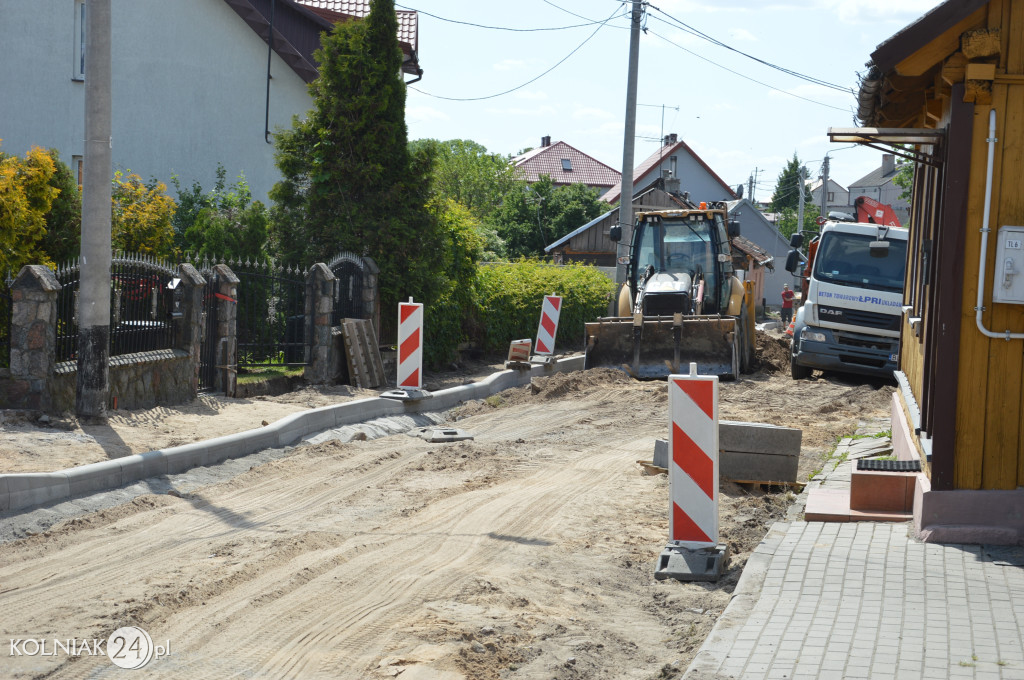 Trwają prace na ulicy Chopina