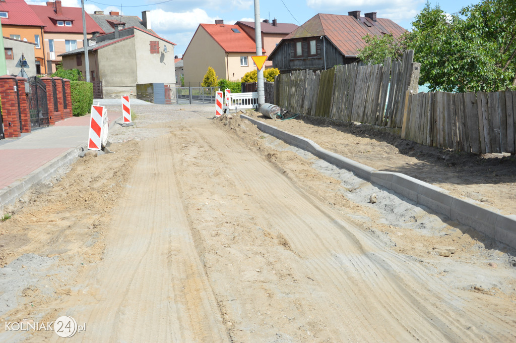 Trwają prace na ulicy Chopina