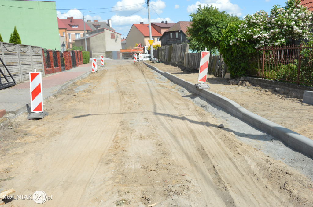 Trwają prace na ulicy Chopina