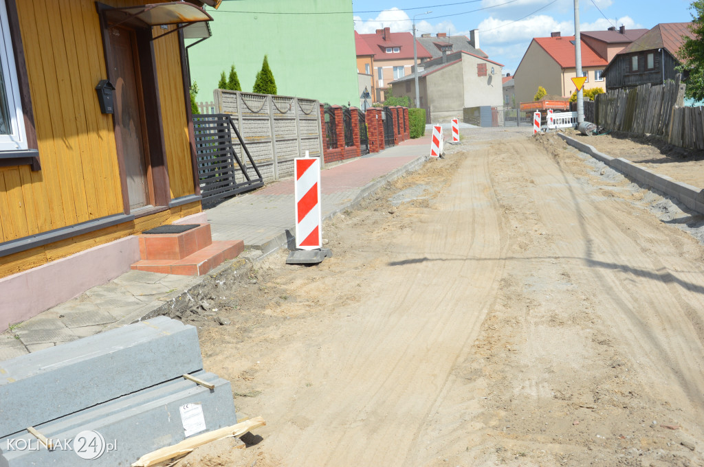Trwają prace na ulicy Chopina