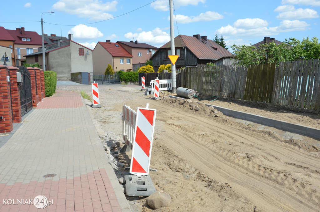 Trwają prace na ulicy Chopina
