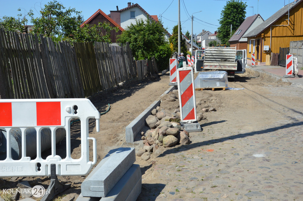 Trwają prace na ulicy Chopina