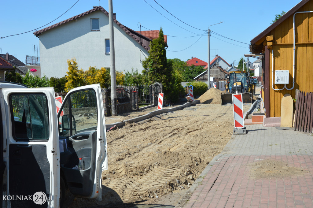 Trwają prace na ulicy Chopina