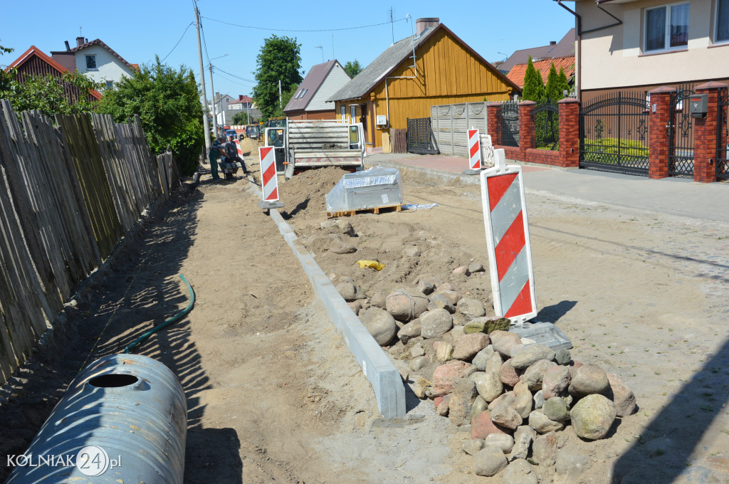 Trwają prace na ulicy Chopina