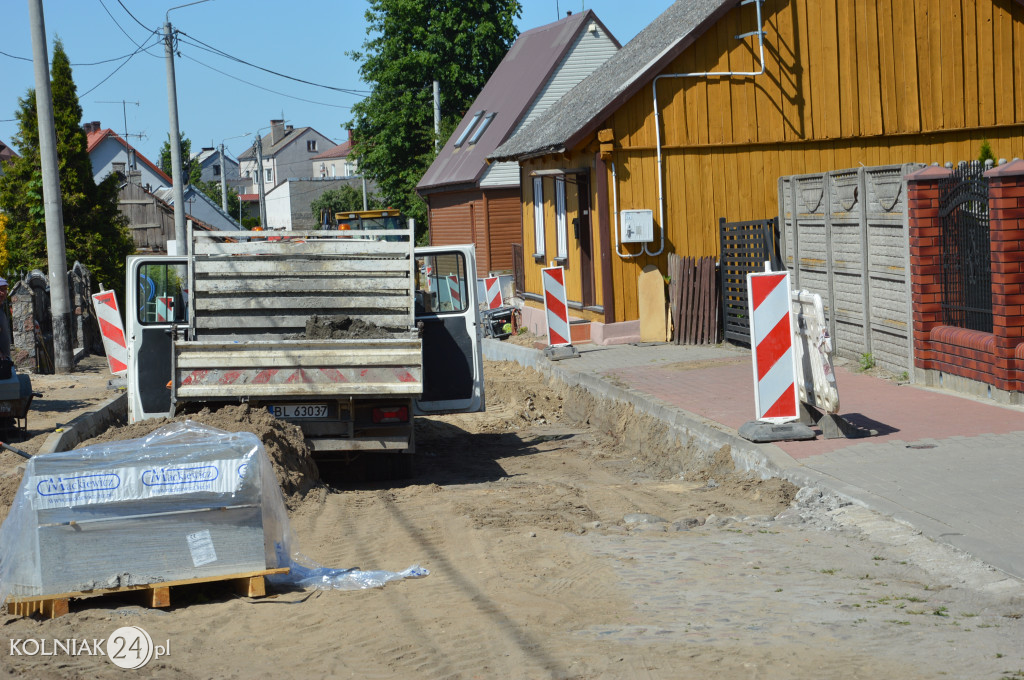 Trwają prace na ulicy Chopina