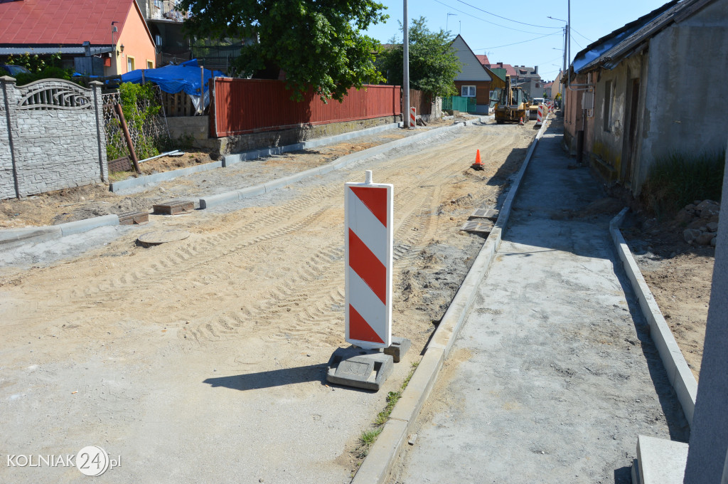 Trwają prace na ulicy Chopina