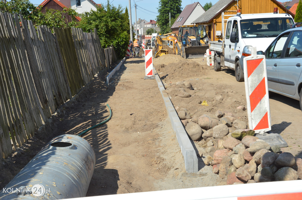 Trwają prace na ulicy Chopina