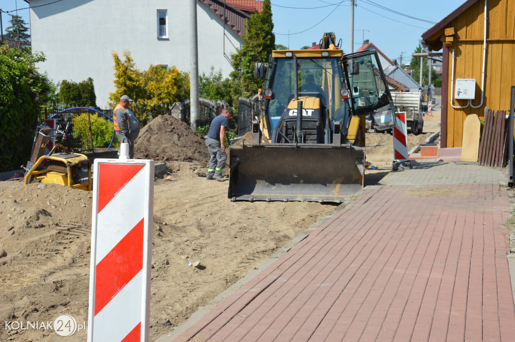 Trwają prace na ulicy Chopina