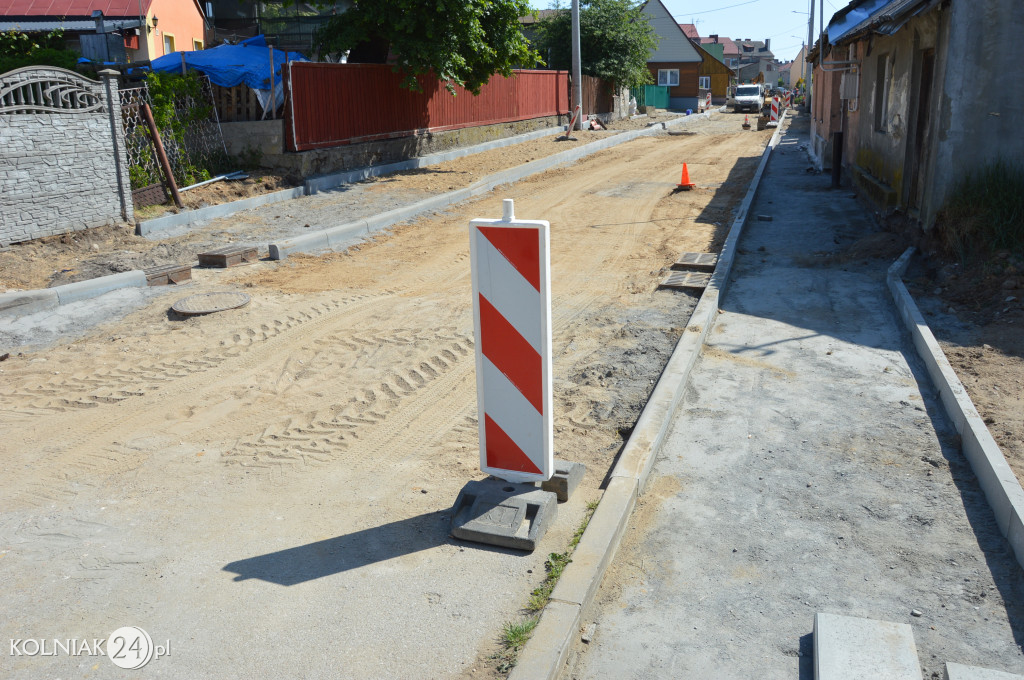 Trwają prace na ulicy Chopina