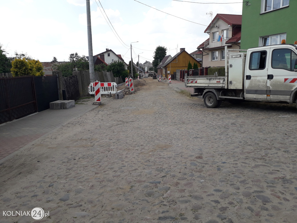 Trwają prace na ulicy Chopina