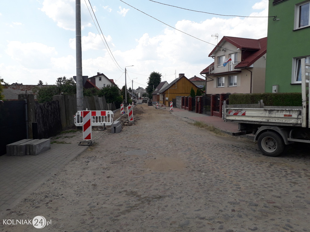 Trwają prace na ulicy Chopina