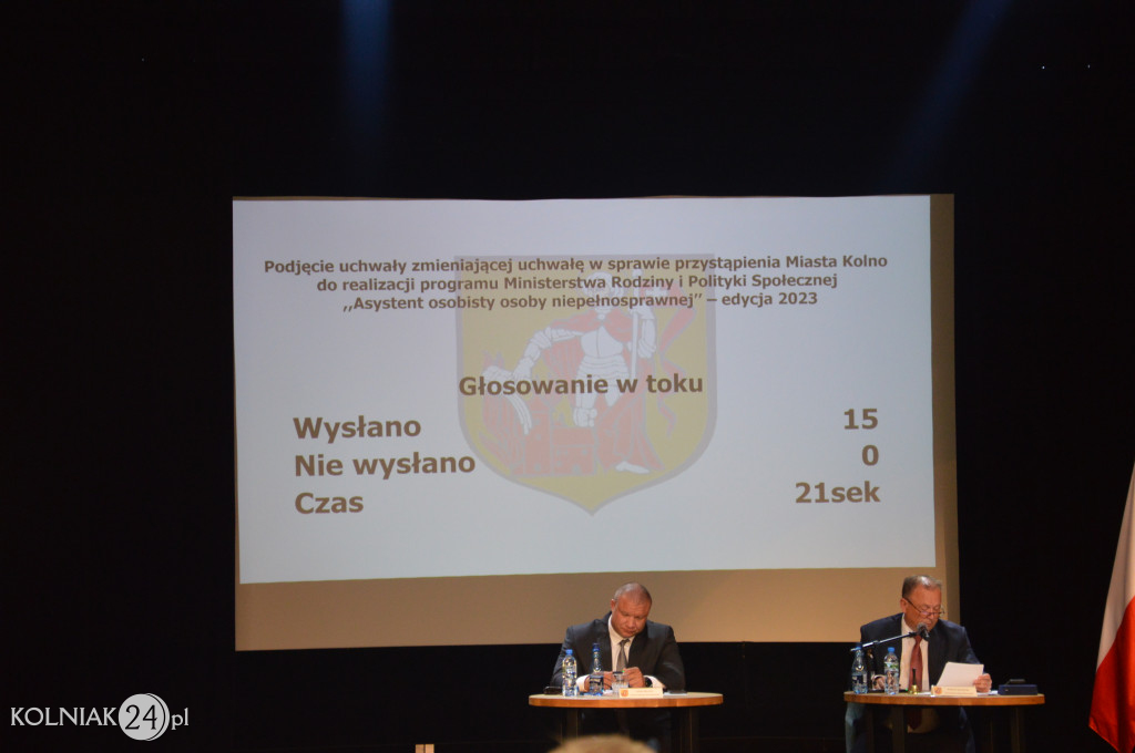 XXXIX Sesja Rady Miasta Kolno