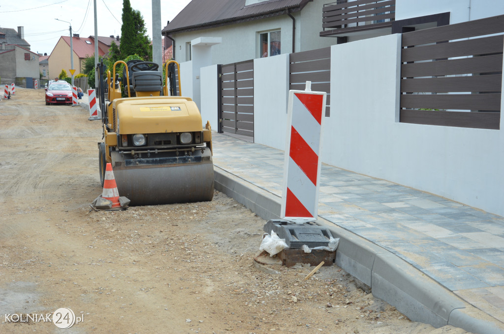 Postępy prac na ulicy Chopina