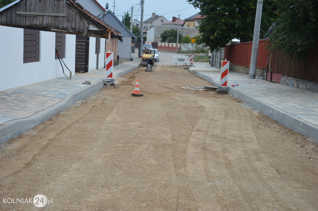 Postępy prac na ulicy Chopina