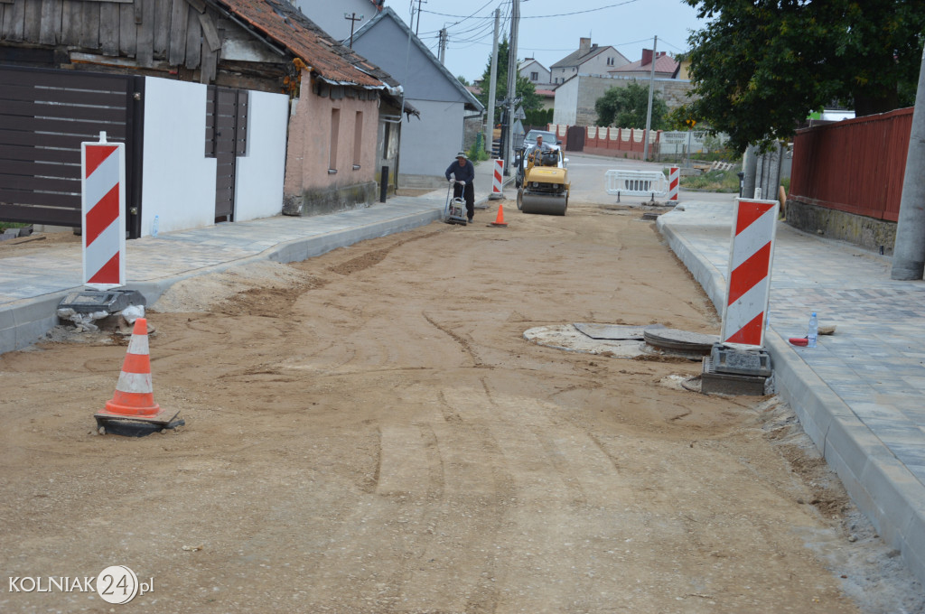 Postępy prac na ulicy Chopina
