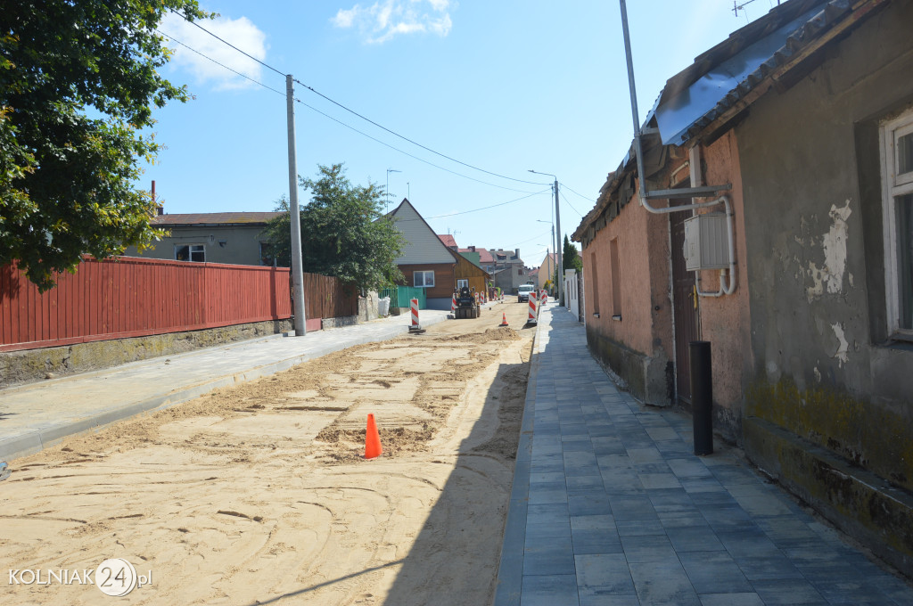 Postępy prac na ulicy Chopina