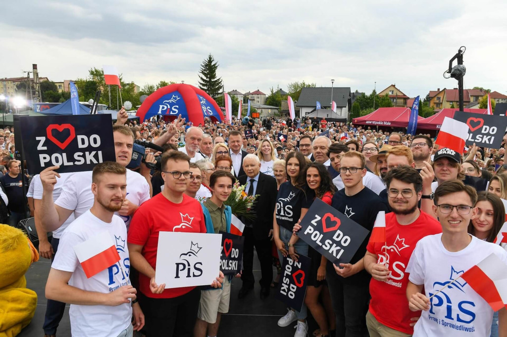 Jarosław Kaczyński w Stawiskach