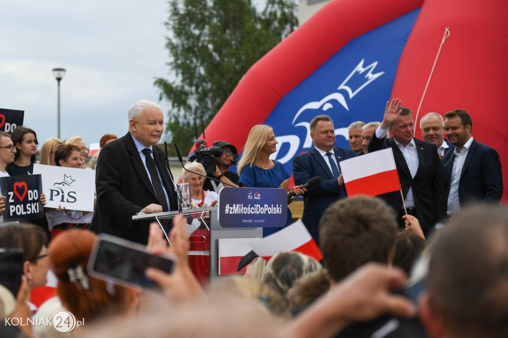 Jarosław Kaczyński w Stawiskach