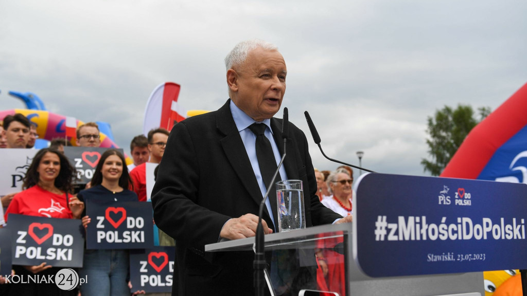 Jarosław Kaczyński w Stawiskach