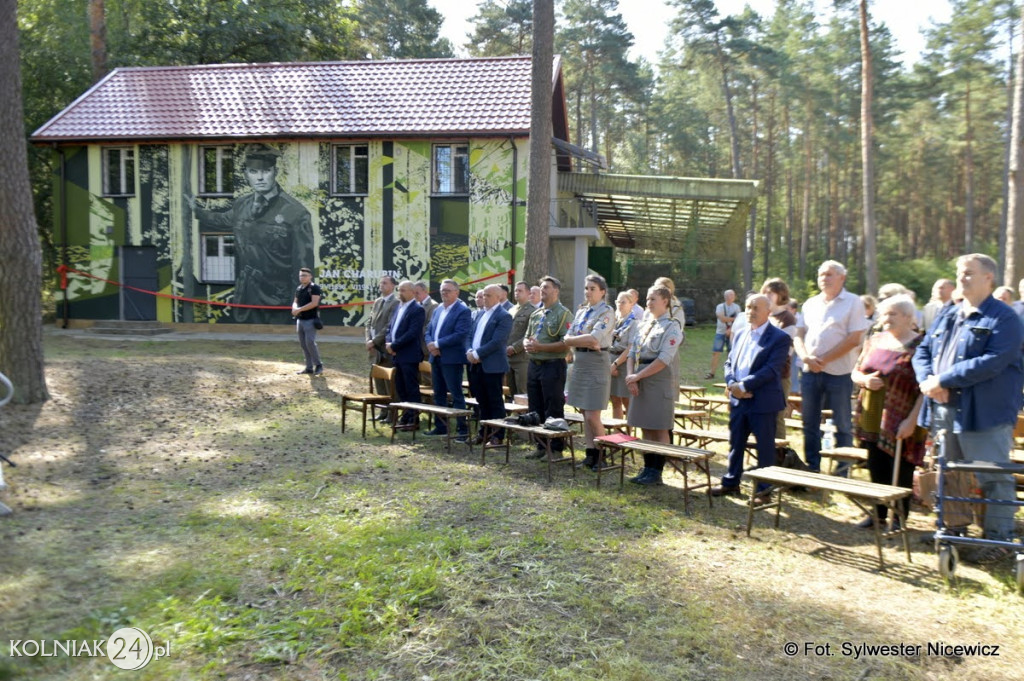 Odsłonięcie muralu w Koźle