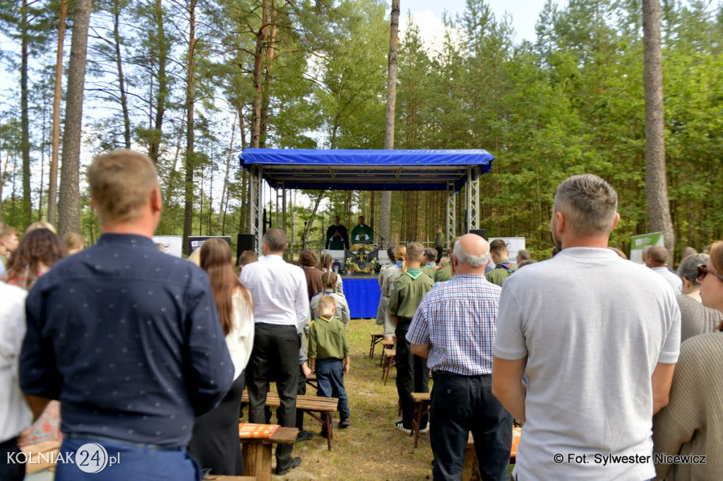 Odsłonięcie muralu w Koźle