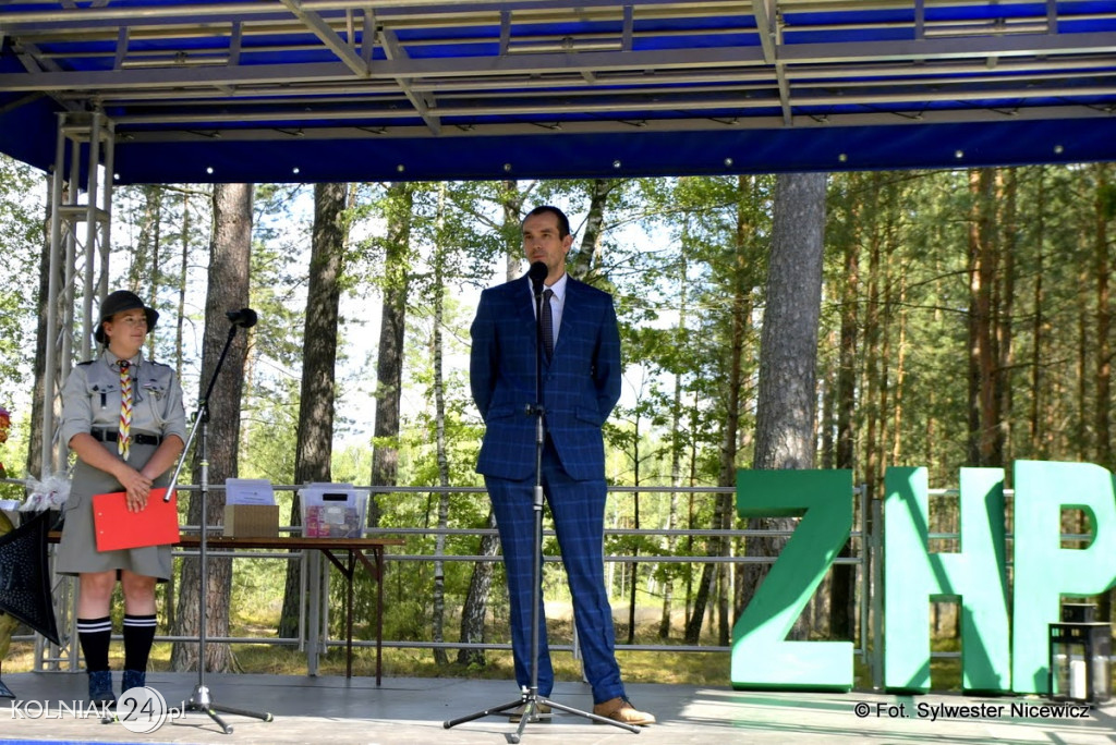 Odsłonięcie muralu w Koźle