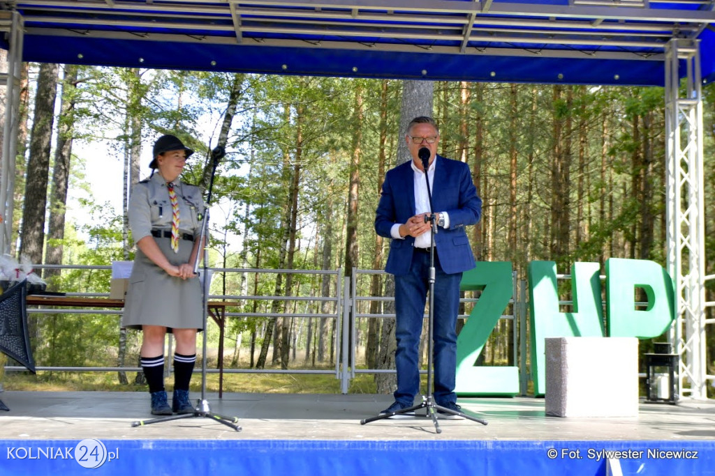 Odsłonięcie muralu w Koźle