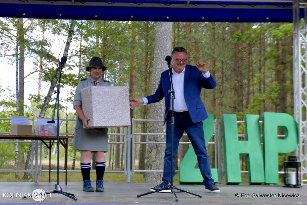 Odsłonięcie muralu w Koźle