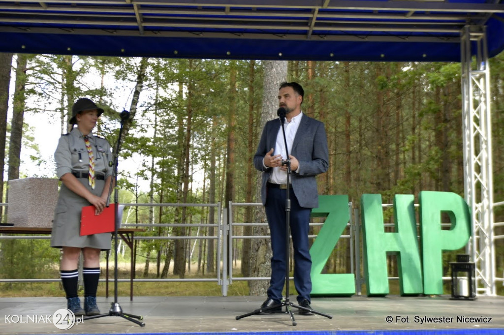 Odsłonięcie muralu w Koźle