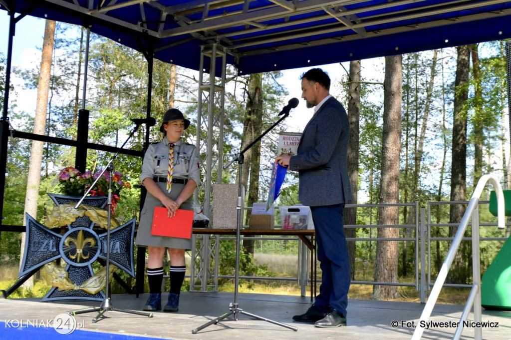 Odsłonięcie muralu w Koźle