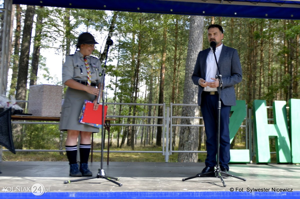Odsłonięcie muralu w Koźle