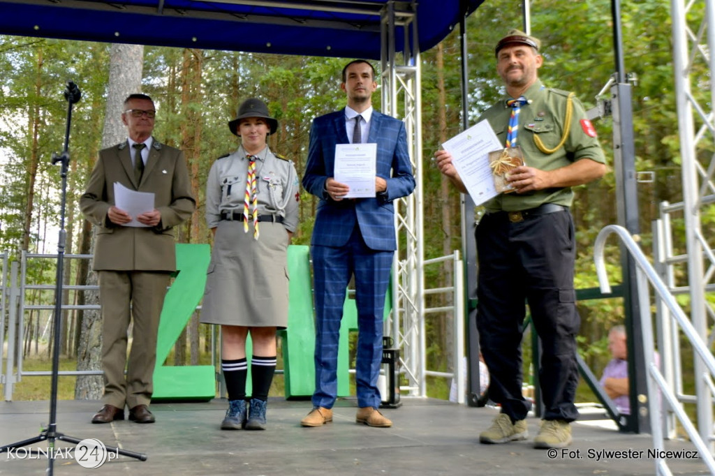 Odsłonięcie muralu w Koźle