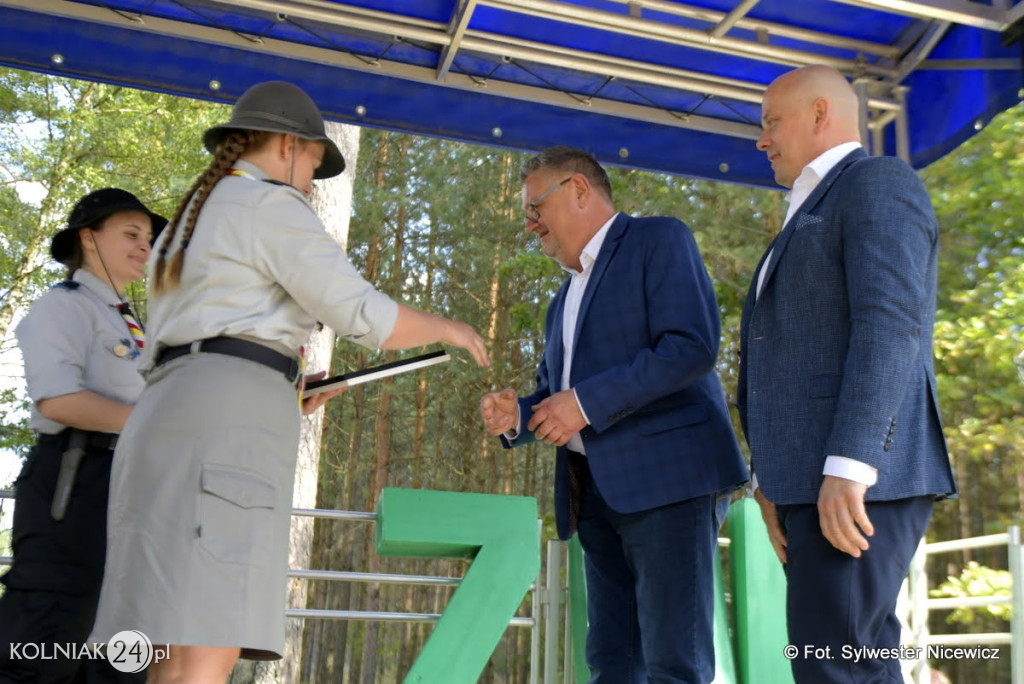 Odsłonięcie muralu w Koźle