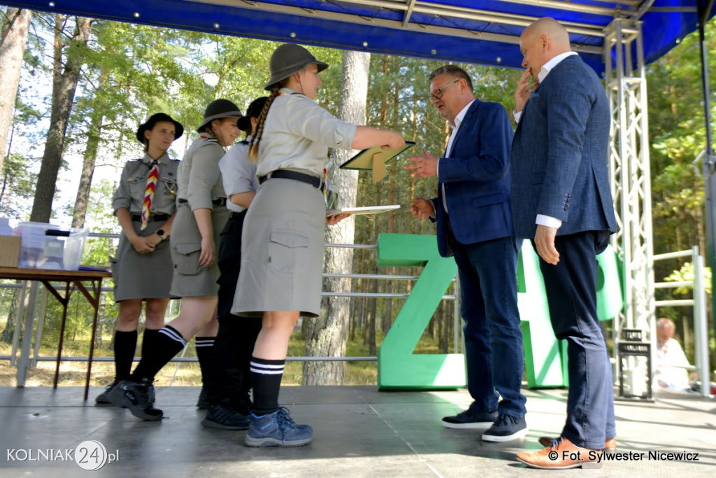 Odsłonięcie muralu w Koźle
