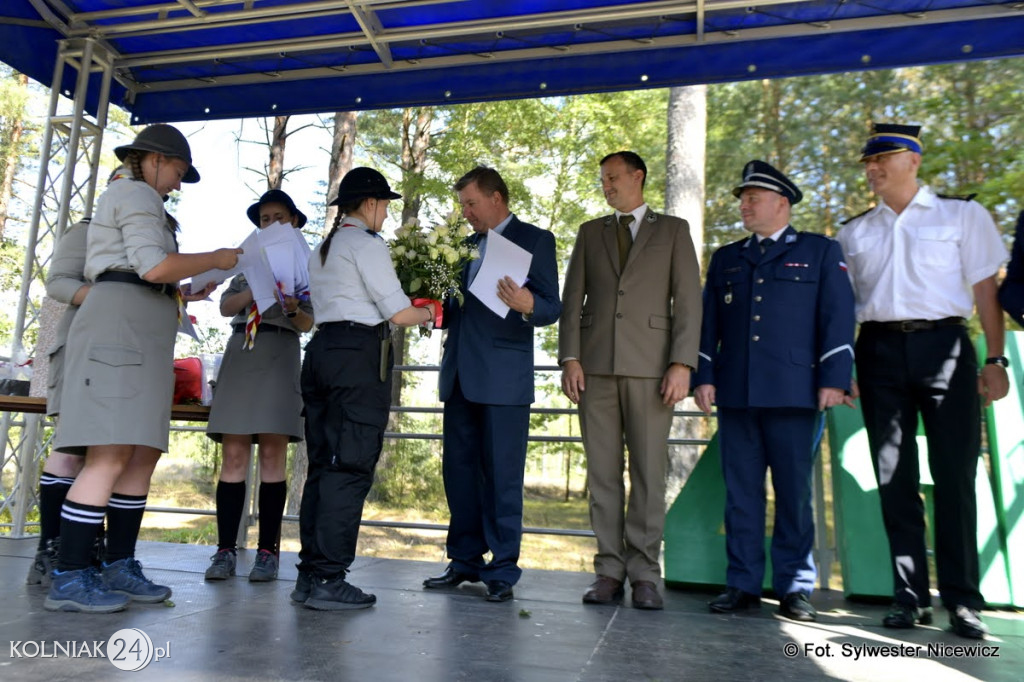 Odsłonięcie muralu w Koźle