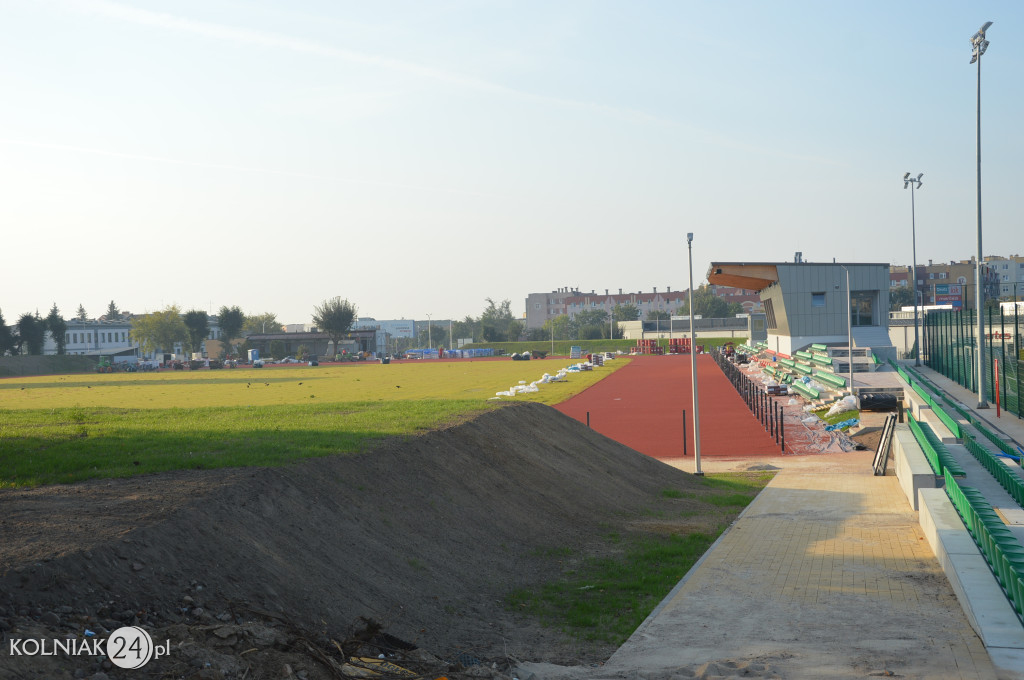 Kolneński stadion (wrzesień 2023r.)