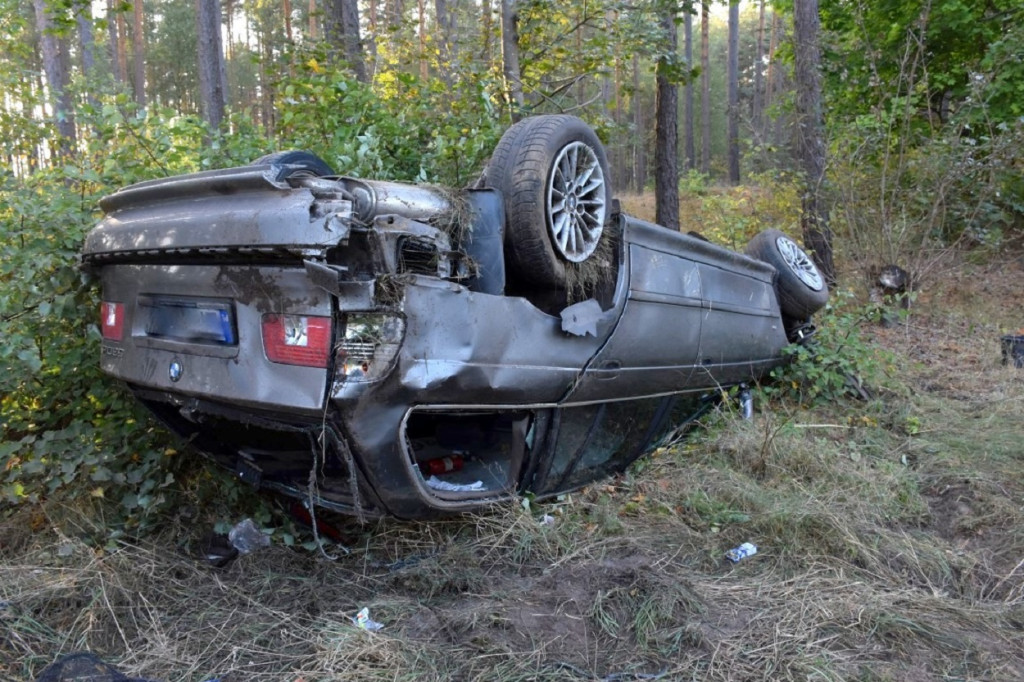 Wypadek na trasie Pisz - Jeże