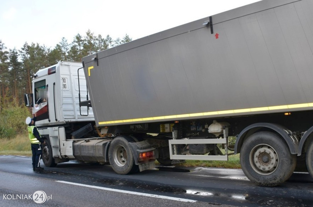 Wypadek na trasie Pisz - Jeże