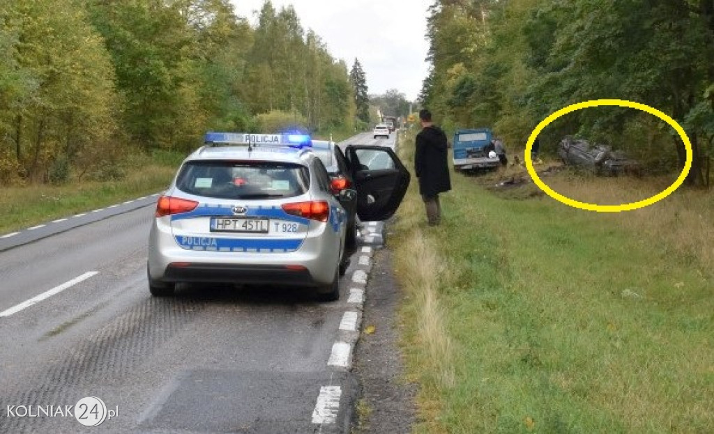 Wypadek na trasie Pisz - Jeże