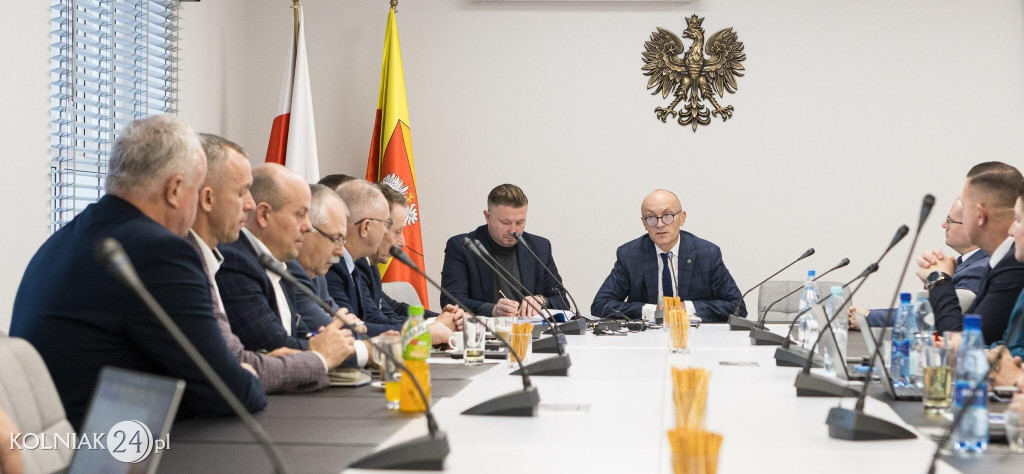 O funduszach europejskich na posiedzeniu starostów