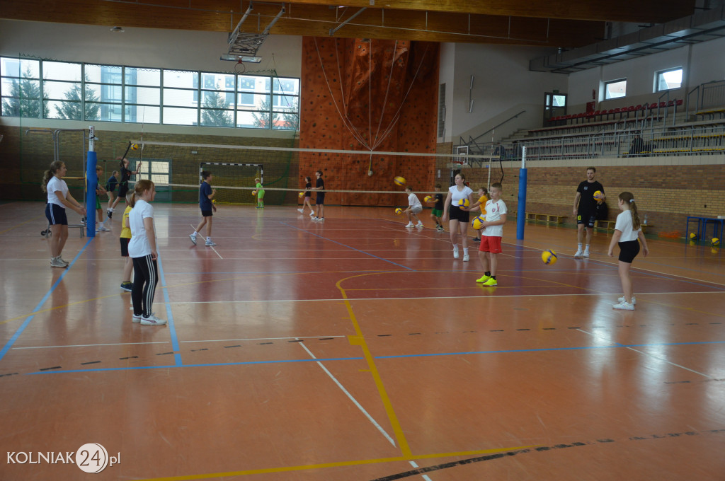 Trening z gwiazdą siatkówki w Kolnie