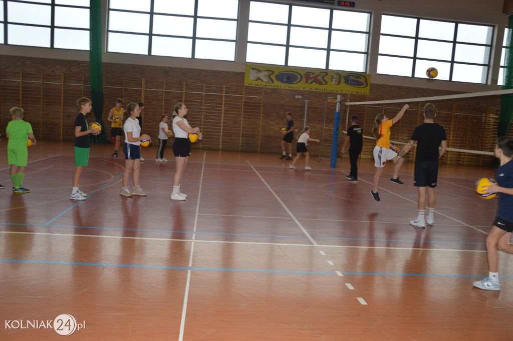 Trening z gwiazdą siatkówki w Kolnie