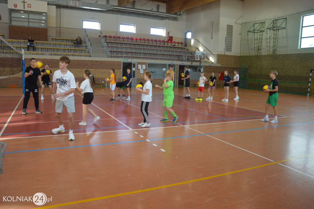 Trening z gwiazdą siatkówki w Kolnie